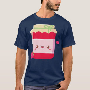 Camiseta Botella de mermelada de fresa