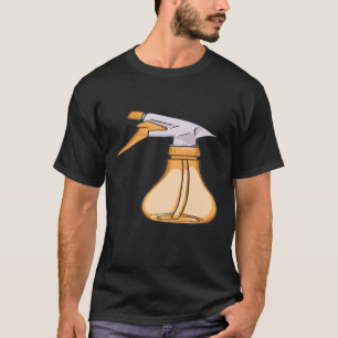Camiseta Botella de peluquería de la botella de peluquería 