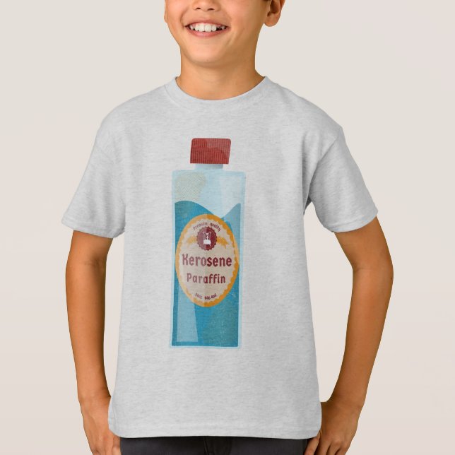 Camiseta Botella de queroseno Parafina (Anverso)