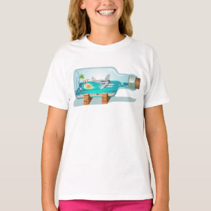 Camiseta Botella de recuerdo personalizado