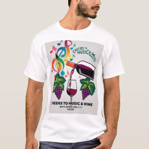 Camiseta Botella de rock y vino Festival Rock Tee exclusivo