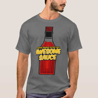 Camiseta Botella de Salsa Awesome