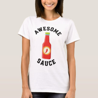 Camiseta Botella de Salsa Impresionante de Pollo