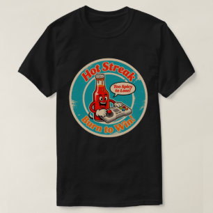 Camiseta Botella de Salsa Picante de Dibujos Animados con C