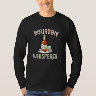 Camiseta Botella Gráfica Bourbon Whisperer De Whisky Con Gl