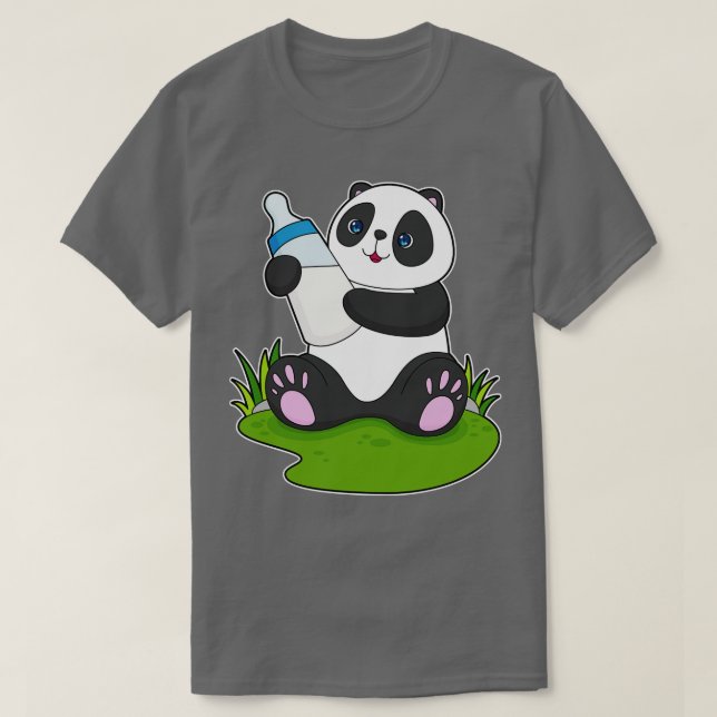 Camiseta Botella Panda Milk (Diseño del anverso)