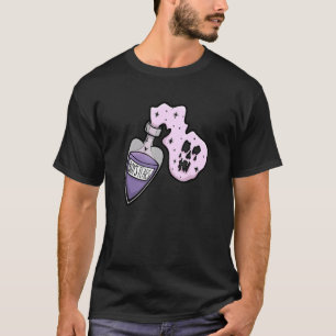 Camiseta Botella Pastel Góthica de Lágrimas de Niño Derrama