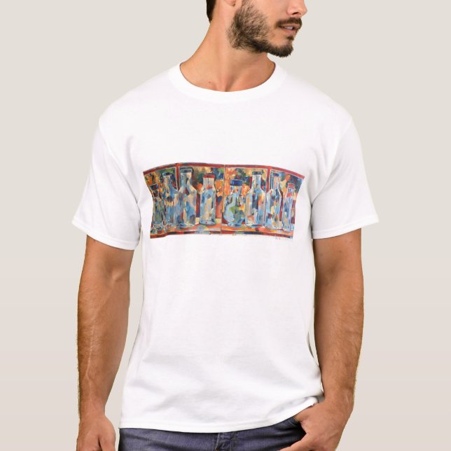 Camiseta Botellas del estudio (Anverso)