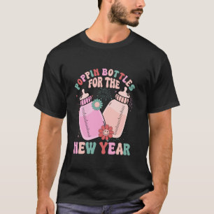 Camiseta Botellas Groovy Poppin Para El Año Nuevo 2025 NICU