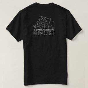Camiseta Botellas Urbanas Cleveland Black T-Shirt - Unisex