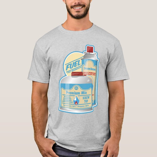 Camiseta Botes de gas de Camp Stove Propano Butane (Anverso)