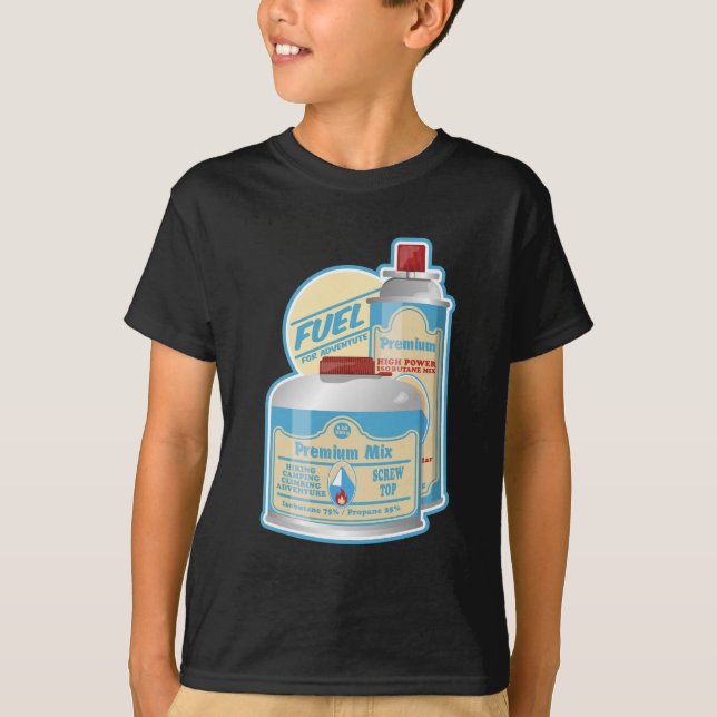 Camiseta Botes de gas de Camp Stove Propano Butane (Anverso)
