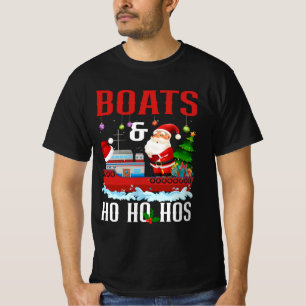 Camiseta Botes Y Navidades Ho Ho Hos Humor En Crucero