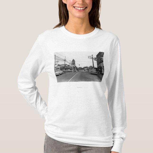 Camiseta Bothell, WA - fotografía de escena céntrica de la (Anverso)