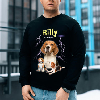Camiseta Botín Personalizado de Moda con Foto de Perro de l