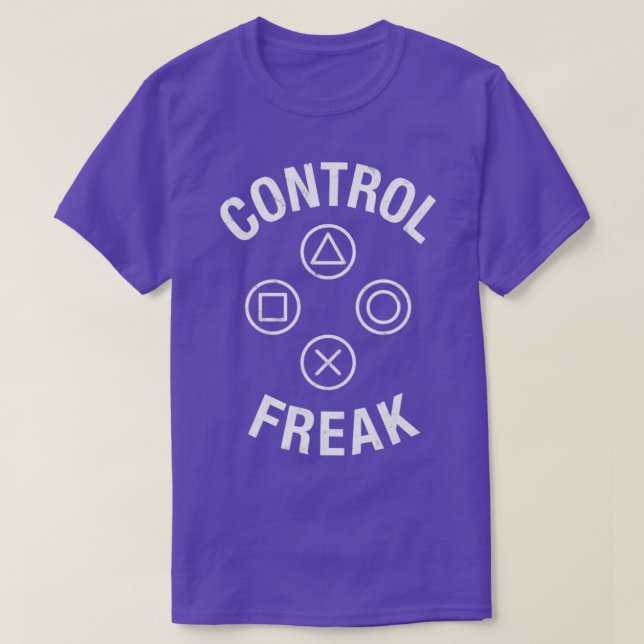 Camiseta Botón Control del controlador de consola de videoj (Diseño del anverso)