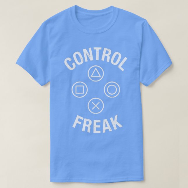 Camiseta Botón Control del controlador de consola de videoj (Diseño del anverso)