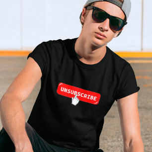 Camiseta Botón de cancelación de suscripción T-Shirt
