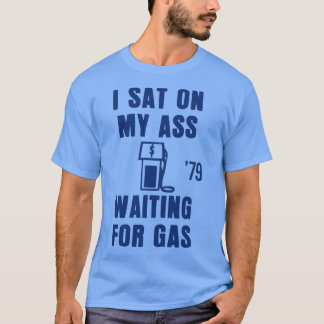 Camiseta Botón de crisis energética de escasez de gas en lo
