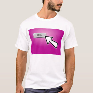 Camiseta Botón de la ayuda