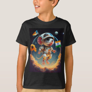 Camiseta "Botón de ratón del Explorador del espacio"