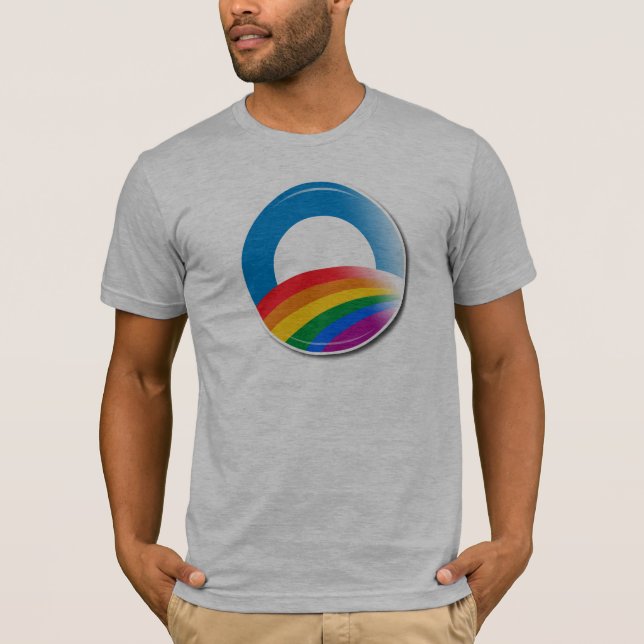 Camiseta Botón del orgullo de Obama (Anverso)