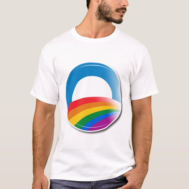 Camiseta Botón del orgullo de Obama (Anverso)
