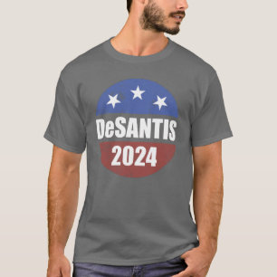 Camiseta botón electoral Desantis 2024 hace a Estados Unido