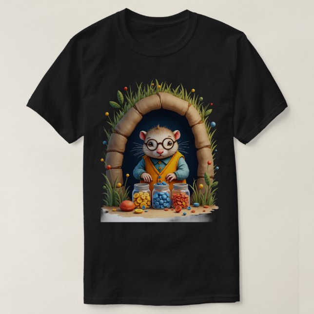 Camiseta Botones de Topo (Diseño del anverso)