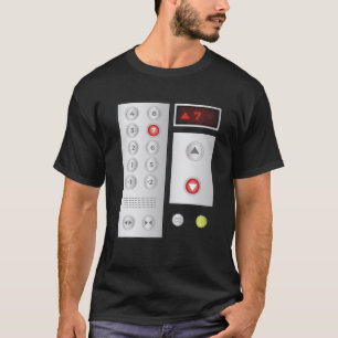 Camiseta Botones Guay Elevator Arte Hombres Mujeres Levanta