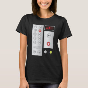 Camiseta Botones Guay Elevator Arte Hombres Mujeres Levanta