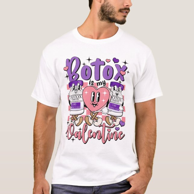 Camiseta Botox Es Mi Inyector Estético De San Valentín Dysp (Anverso)