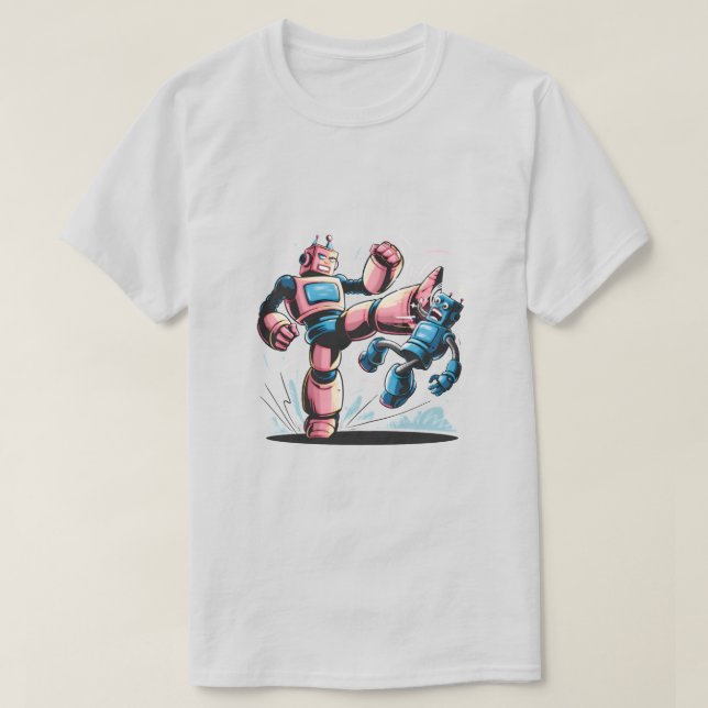 Camiseta Bots de batalla (Diseño del anverso)