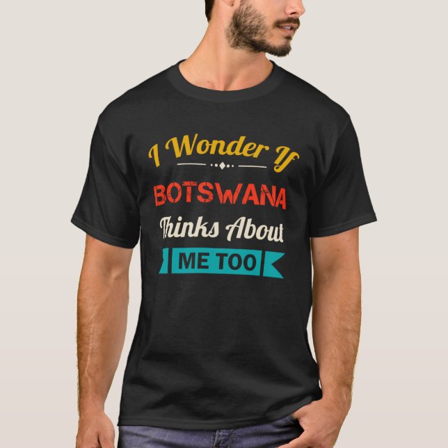 Camiseta Botswana    Quote Vintage Souvenir (Anverso)