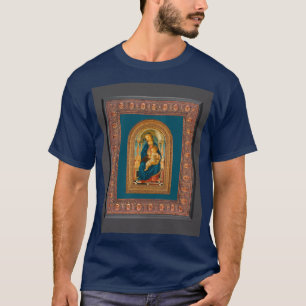 Camiseta Botticelli (1445-1510) Madonna & Child Enthroned