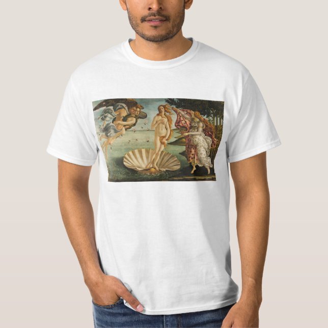 Camiseta Botticelli el nacimiento de Venus (Anverso)