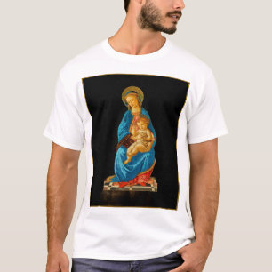 Camiseta Botticelli Madonna y Child Enthroned
