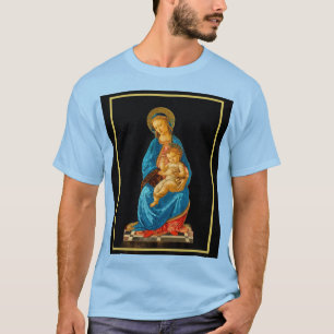Camiseta Botticelli Madonna y Child Enthroned
