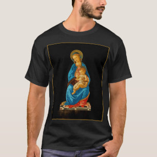 Camiseta Botticelli Madonna y Child Enthroned
