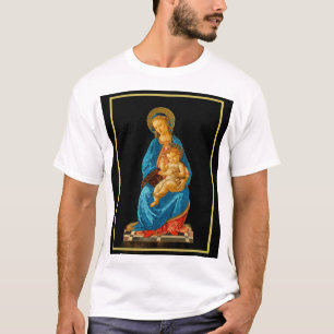Camiseta Botticelli Madonna y Child Enthroned