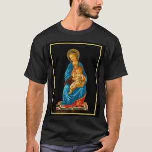 Camiseta Botticelli Madonna y Child Enthroned