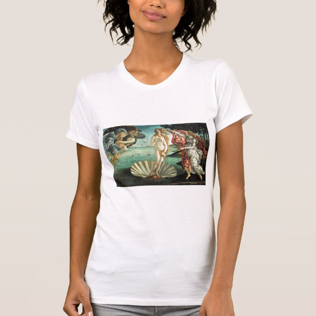 Camiseta Botticelli - nacimiento de Venus (Anverso)