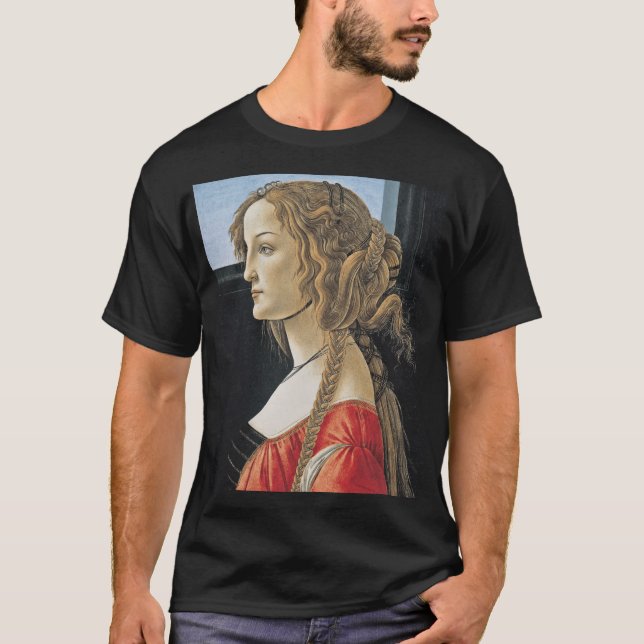 Camiseta Botticelli Portrait Of Simonetta Vespucci 1caesium (Anverso)
