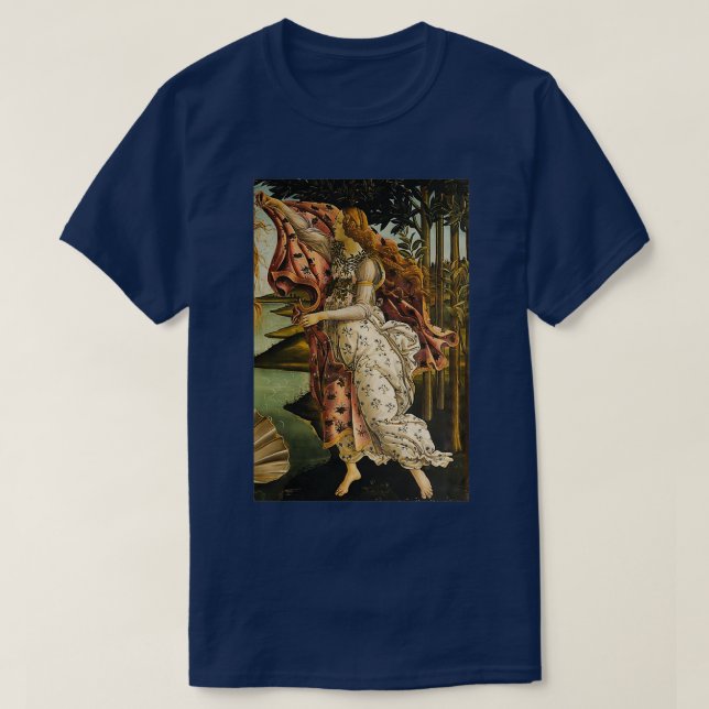 Camiseta botticelli renacentista 2 (Diseño del anverso)