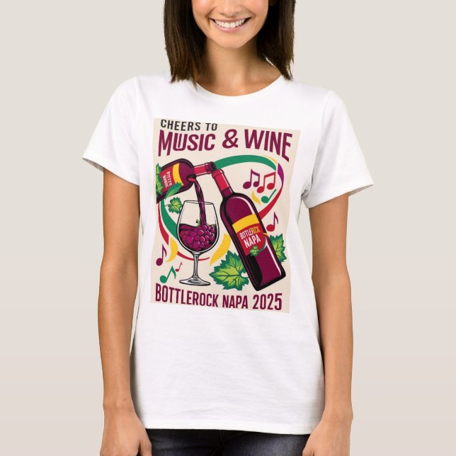 Camiseta Bottle Rock Napa Valley Tour T-Shirt - Suave y lig (Anverso)