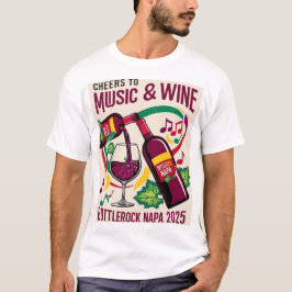 Camiseta BottleRock 2025 Unisex Soft Cotton Festival Shirt