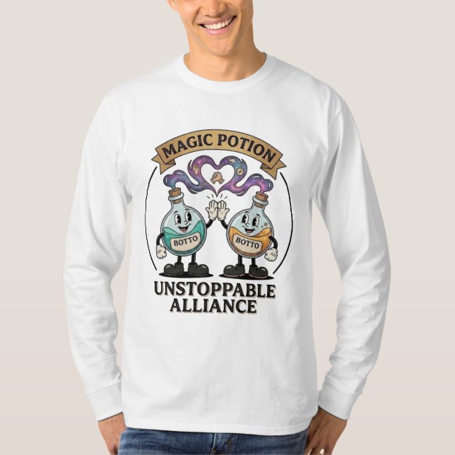 Camiseta Botto Brand Unstoppable Alliance Retro Magic Potio (Anverso)