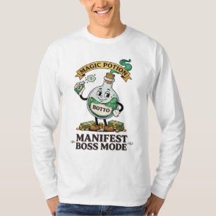 Camiseta Botto Manifest Modo Jefe Cartoon Retro de los años