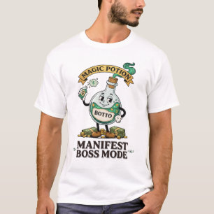 Camiseta Botto Manifest Modo Jefe Retro Cartoon Años 30 Pot
