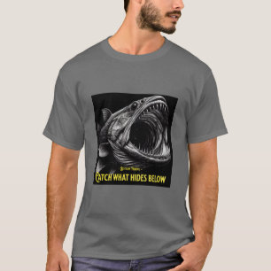Camiseta Bottom Fishing Catch what hides below